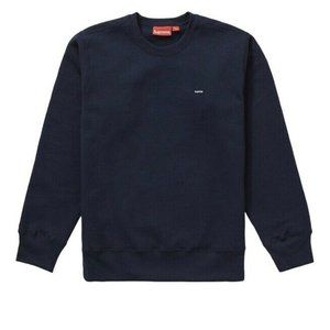 Supreme Small Box Logo Crewneck Size SMALL! Navy!